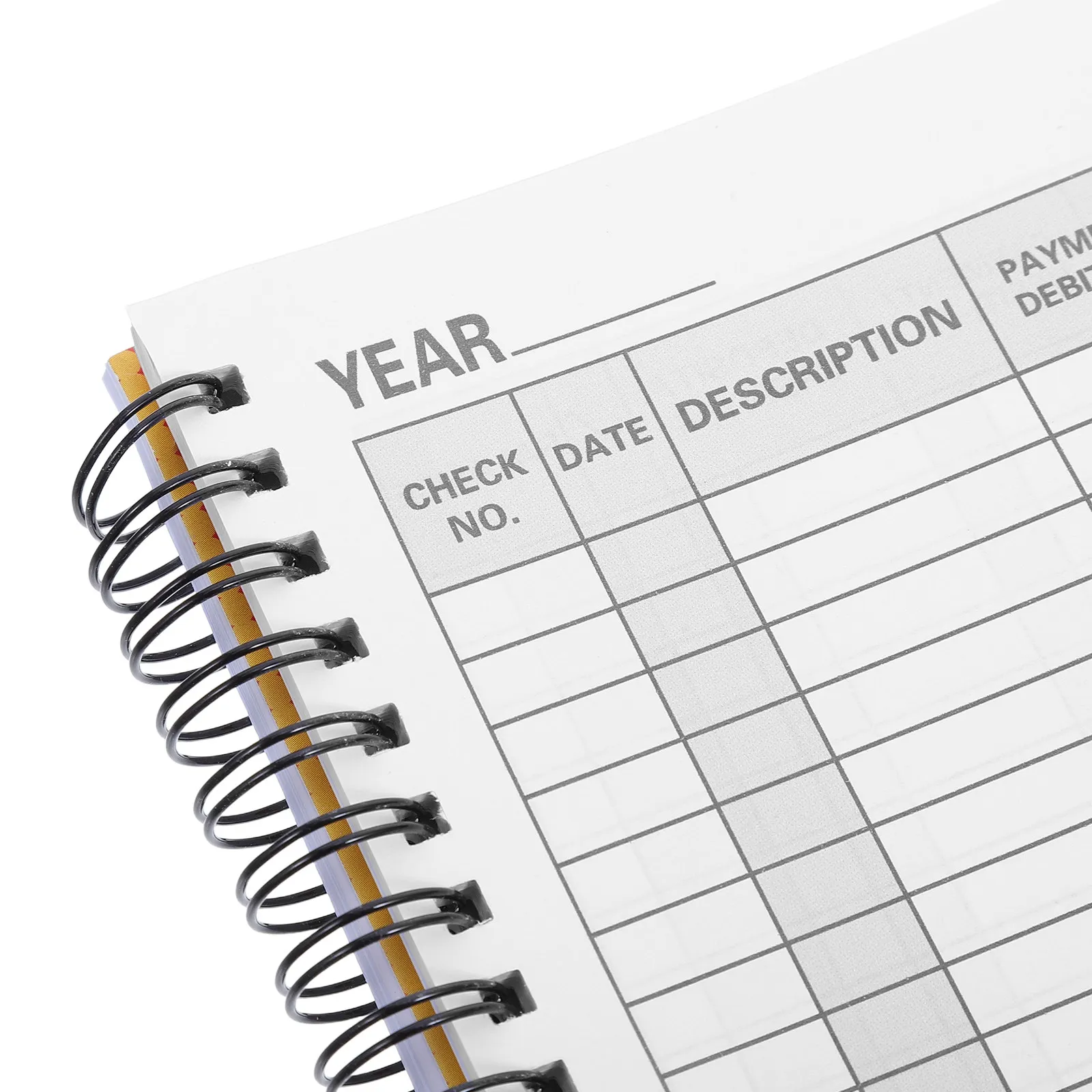 Checkbook Register Notebook Business Use Hardcover Ledger Log Book Transaction Register Checking Account Bank Deposit Record - view 4