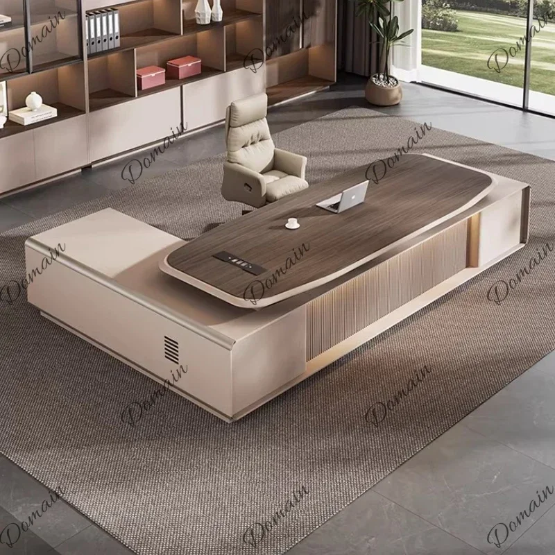 46XX Multi Functional Baking Paint Computer Desk Modern Minimalism L Shaped Desk Bureaux De Travail Mesa Para Escritório Furnitu