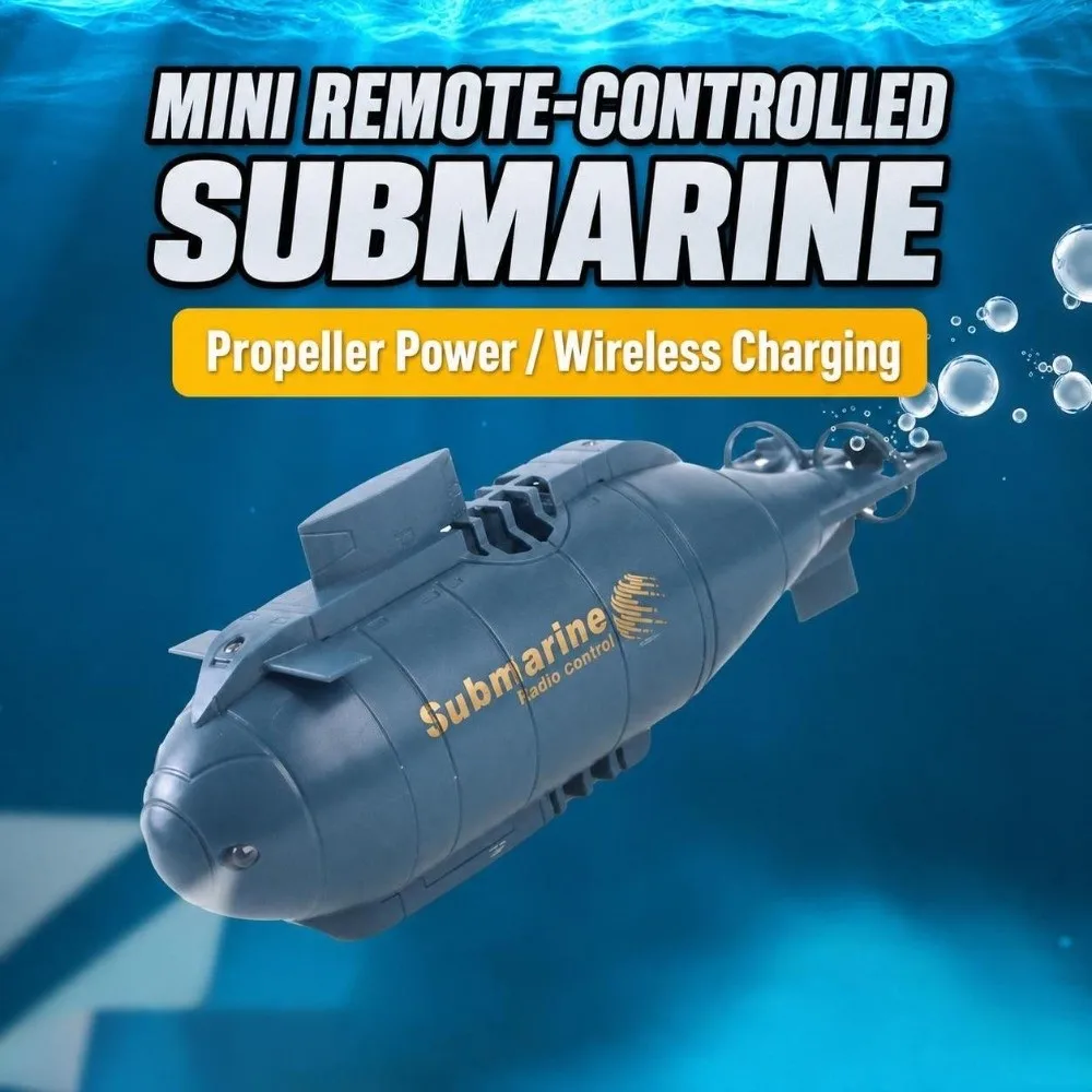 New Plastic RC Submarine USB Chargeable Underwater Diving Remote Control Submarine Waterproof Mini Submarine '