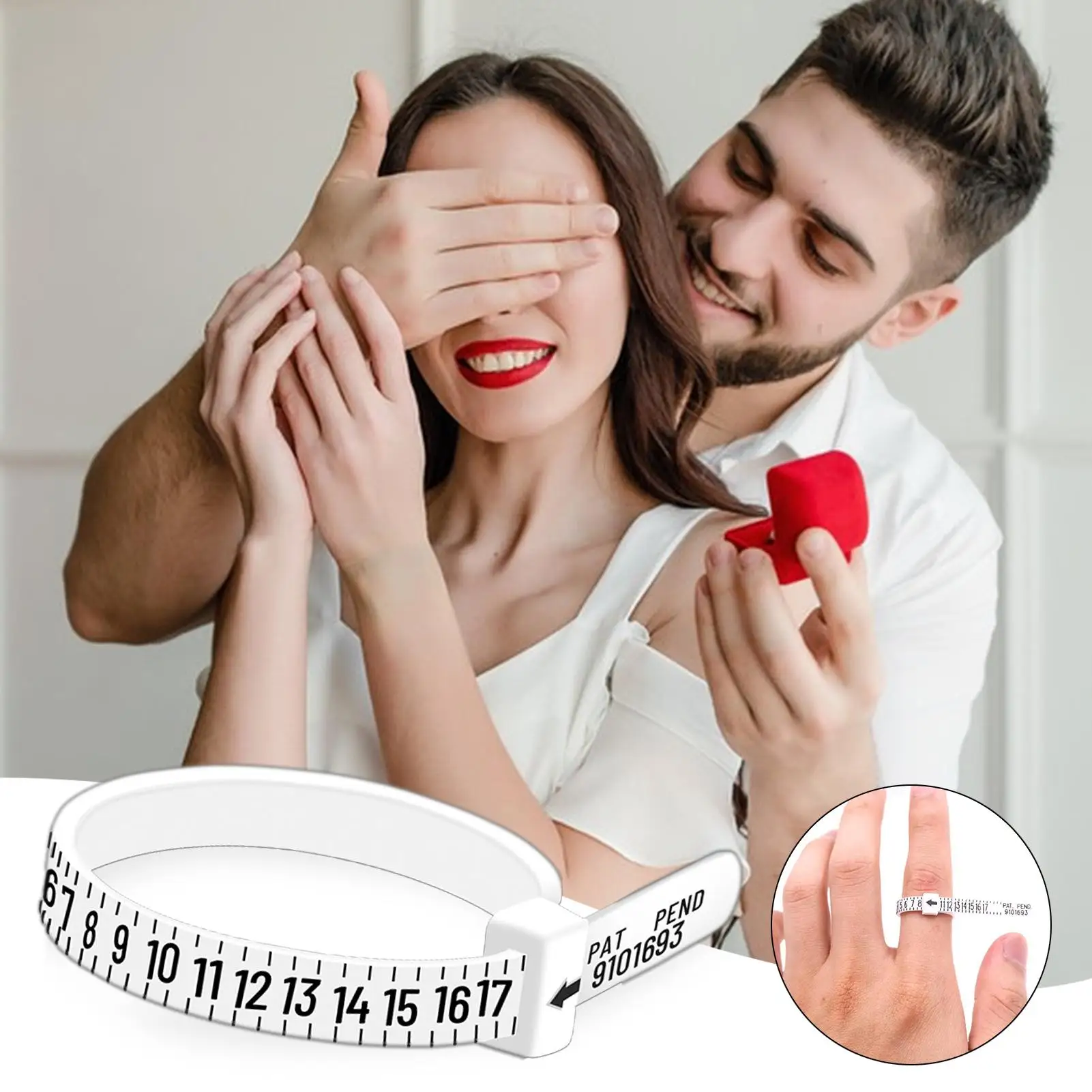 

Новый измерительный инструмент для колец и браслетов, многоразовый измеритель размера кольца для пальцев и браслетов, инструмент для измерения размеров ювелирных изделий