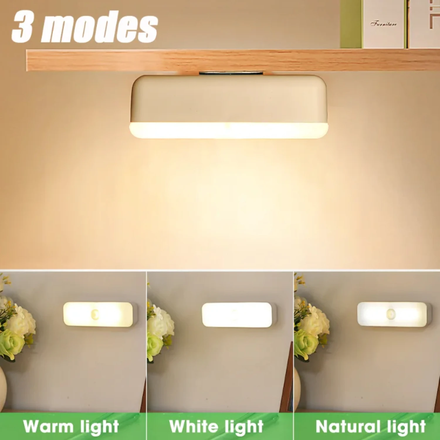 Versatile, Stylish, and Compact LED Table Lamp with 3 Adjustable Brightness Modes - Sleek Night Lights for Illuminating Desk, Ca