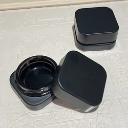 10pcs Glass Jars With Security Lock Cosmetic Makeup Anti-UV Oil Jar Lipstick Cream Box Good Sealing Nail Glue Storage Case