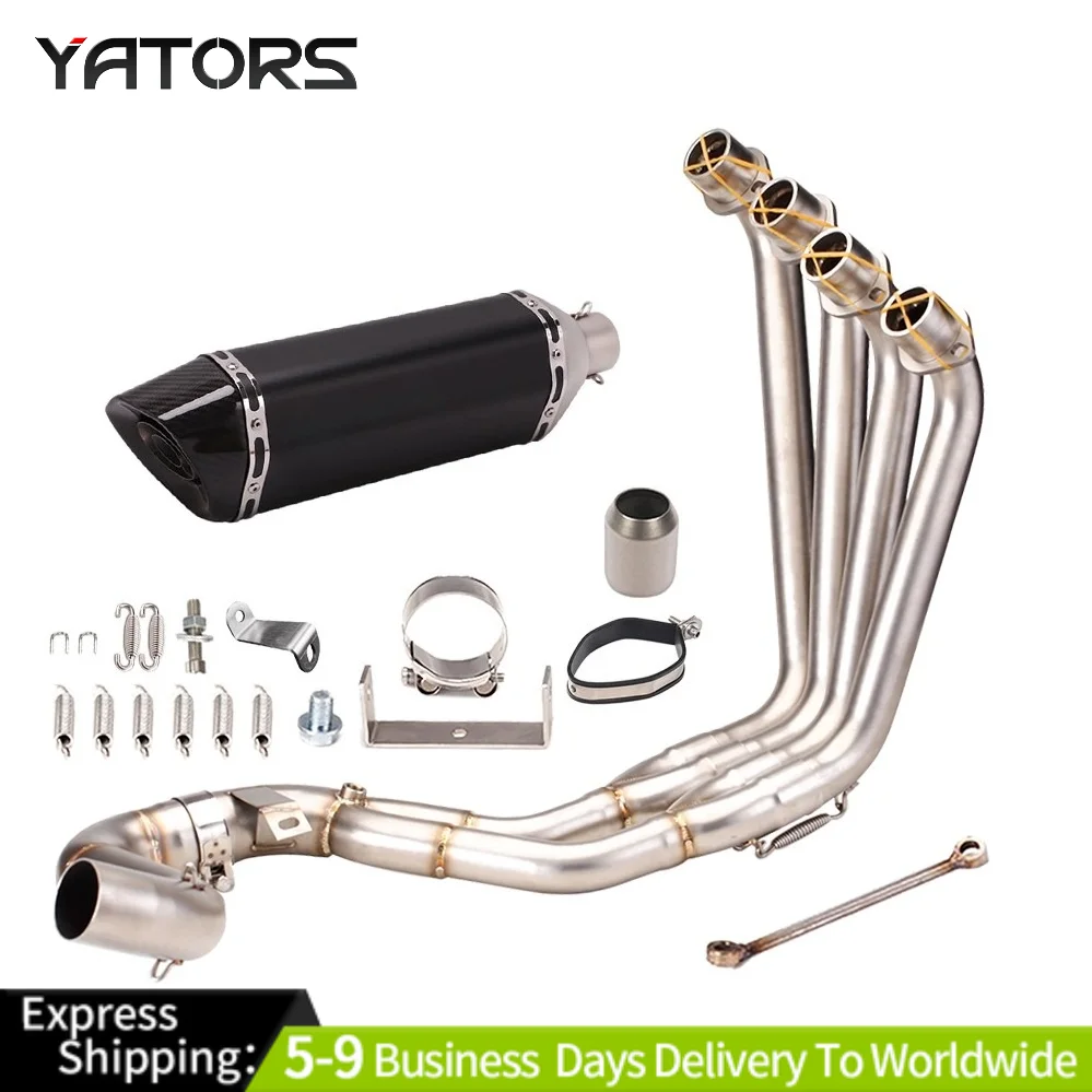 

For Honda CBR650F CB650R CB650F 2014-2023 Exhaust System Front Pipe Muffler 51mm Exhausts Pipes