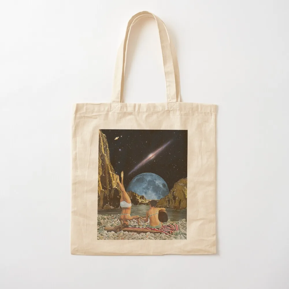 

Vintage Collage Art Tote Bag shopper bag women canvas canvas shopping bag tote canvas supermarket folding