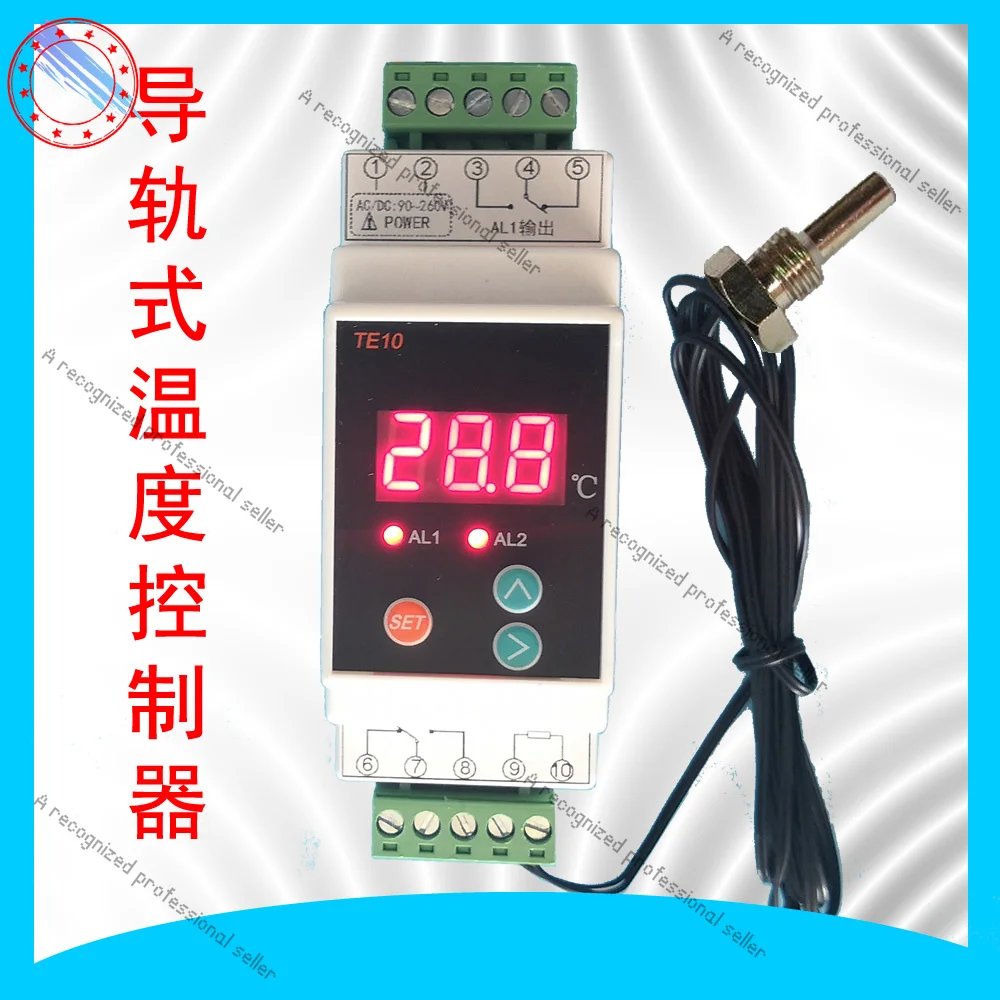 

Refrigeration, heating type single-channel temperature controller, rail-mounted thermostat, cabinet temperature