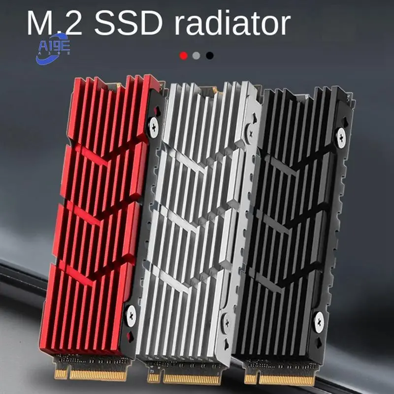 

A19E-M.2Pro 2280 Nvme Heatsink M.2Pro SSD Heatsink Thermal Pad Aluminum Heat Dissipation Band Thermal Pad Durable For M2 2280 Ss