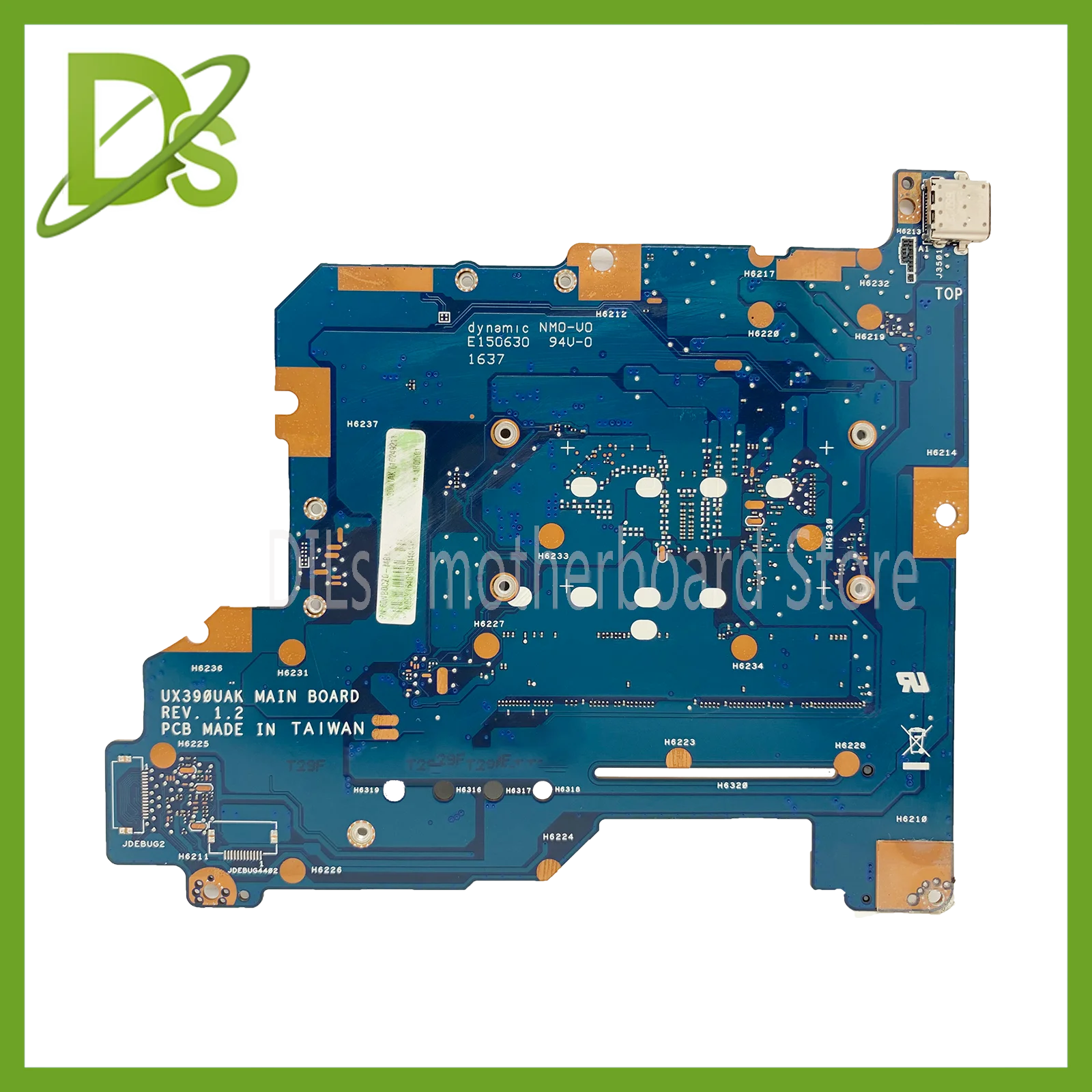 Imagem -02 - Notebook Motherboard para Asus Zenbook Ux390u Ux390uak I57200u I7-7500u Ram 8gb 16 gb Teste ok Kefu-ux390ua