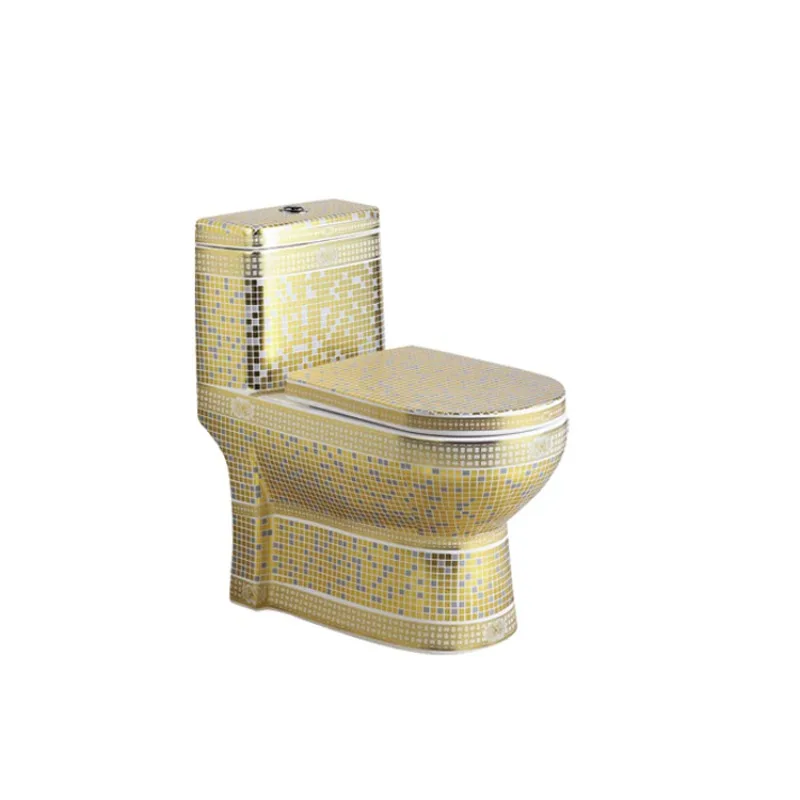 

ceramic gold color with basin golden