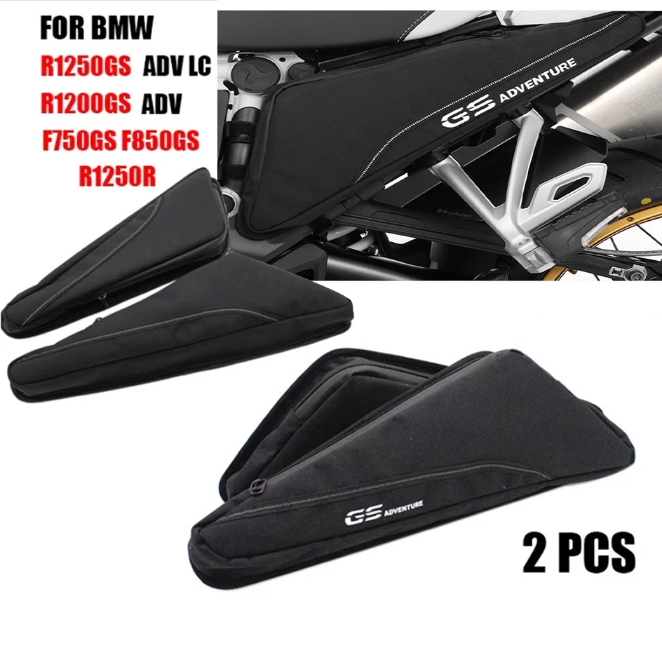 For BMW R 1250 GS Adventure R1250GS R1200GS Motorcycle Repair Tool Placement Bags Bumper Frame Triple-cornered Package Toolbox