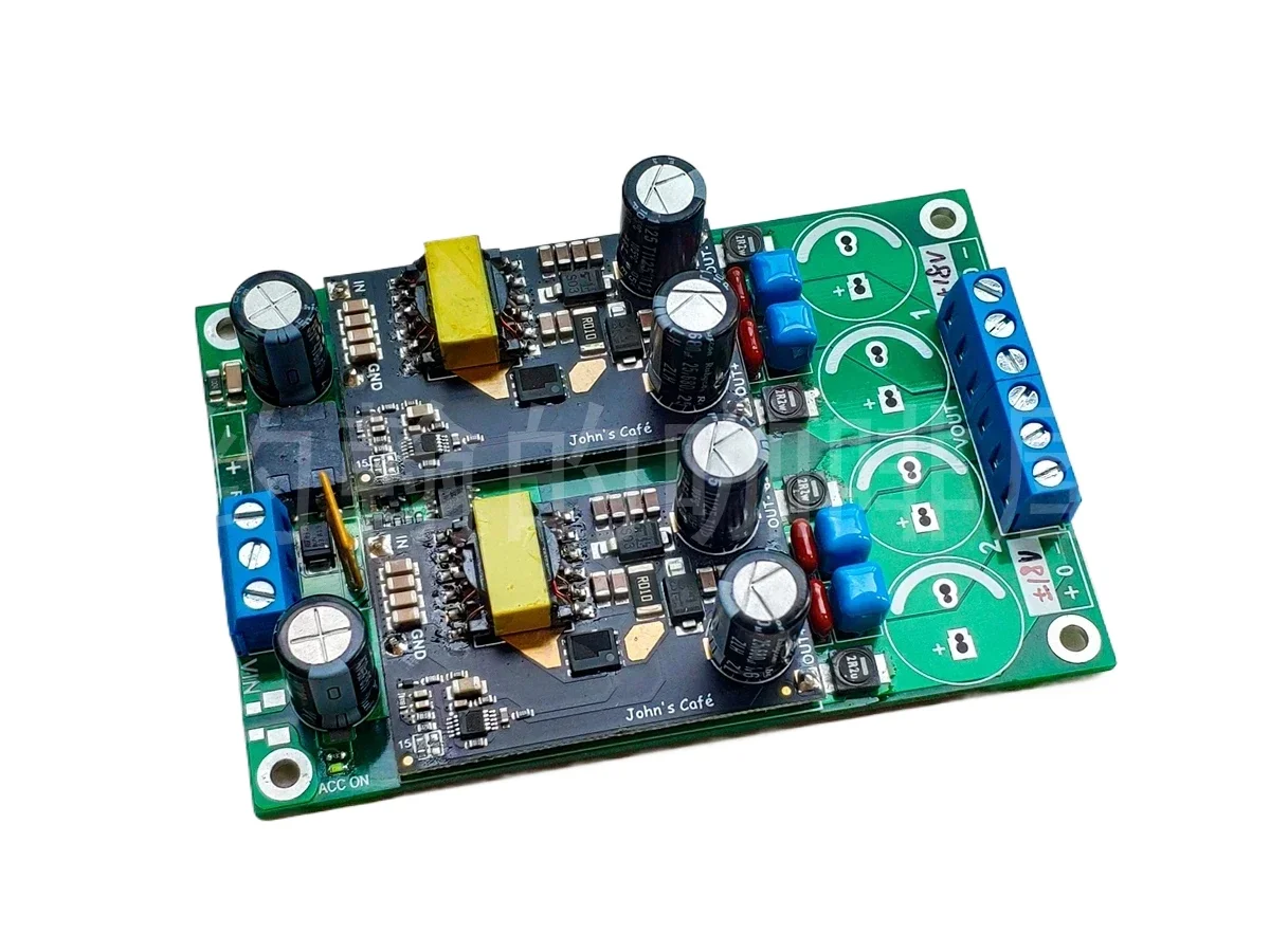 DC 12V to Dual Power Supply Positive and Negative ower supply Module dual Channel Car Mounted with REM EN Control