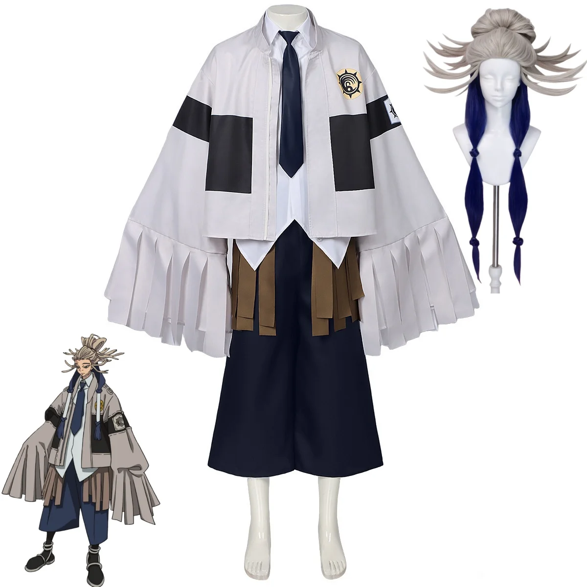 

Anime Gachiakuta Cosplay Tamsy Costume Wig Halloween Party Suit