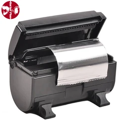 Pro Tin Foil Cutter Nail Art Tinfoil Storage Box Salon Automatic Compact Foil Paper Dispenser Barbershop Hairdressing Accessory