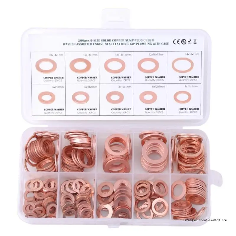 

28GF Compression Gaskets Sealing O-Rings Gaskets for Household Parts 200Pcs