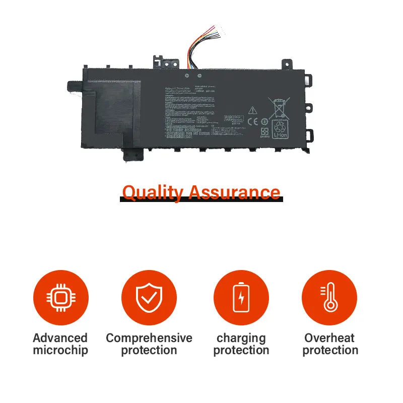 7.7V 37Wh Genuine C21N1818 C21N1818-1 Battery for Asus For Vivo Book 15 F512FA X512FA X512FL