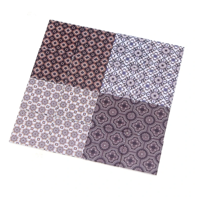 Baldosas suelo madera Natural para casa muñecas y escena modelo, decoración artesanal, modelo proyecto, baldosas