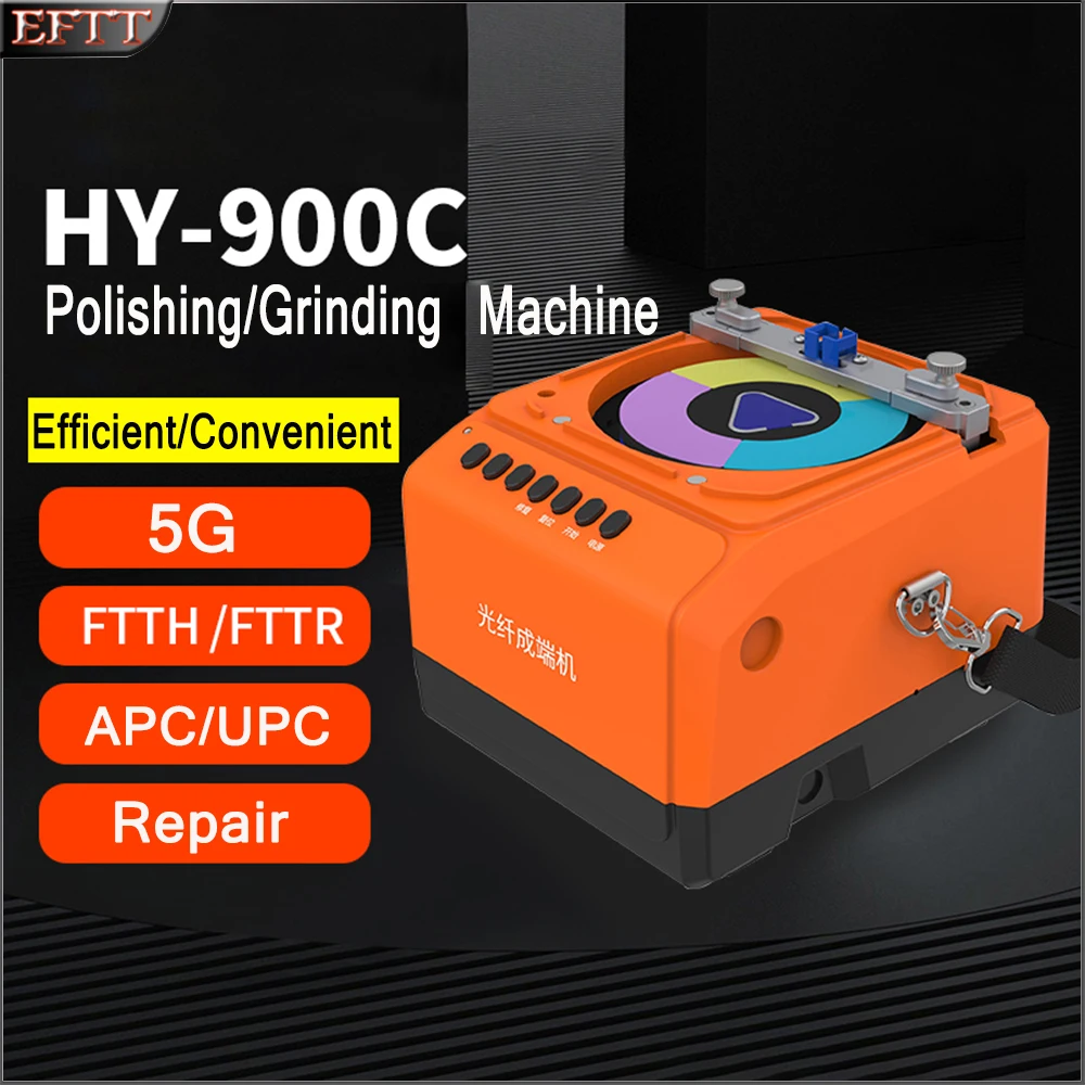 Fiber Optic Polisher Patch Cord Cable Connector Polisher Precision Grinding Grinder Enhanced Accuracy Repair Polishing Machine