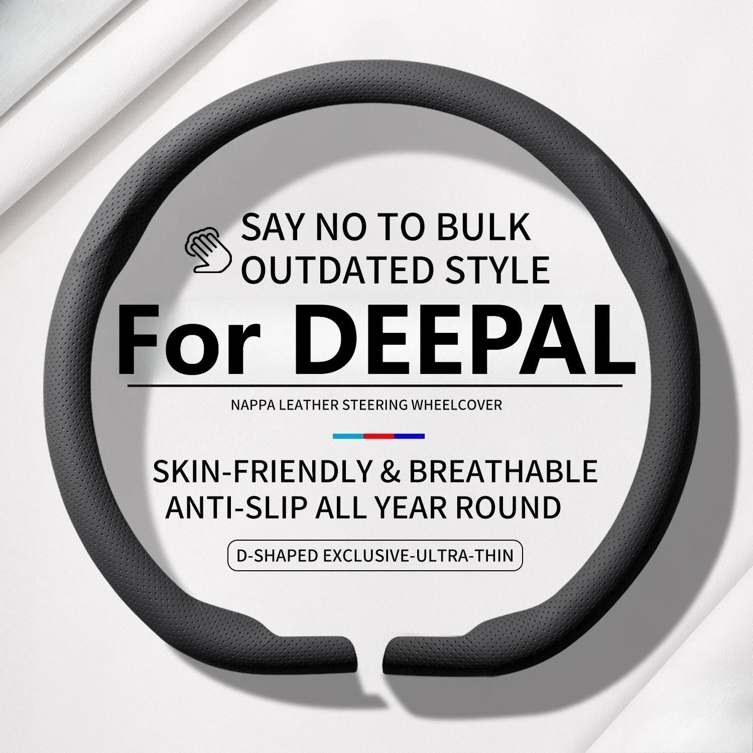 2026 Ultra Thin Breathable Microfiber Surface D Shape Steering CoverSkin Friendly Soft Touch No SlideFor DEEPAL S05 S07 L07 G318