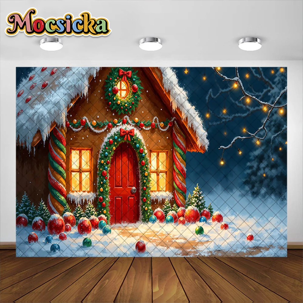 Fondo de fotografía de Navidad rosa decoración de tienda de dulces de Navidad retrato de familia retrato de vacaciones foto telón de fondo accesorios de estudio