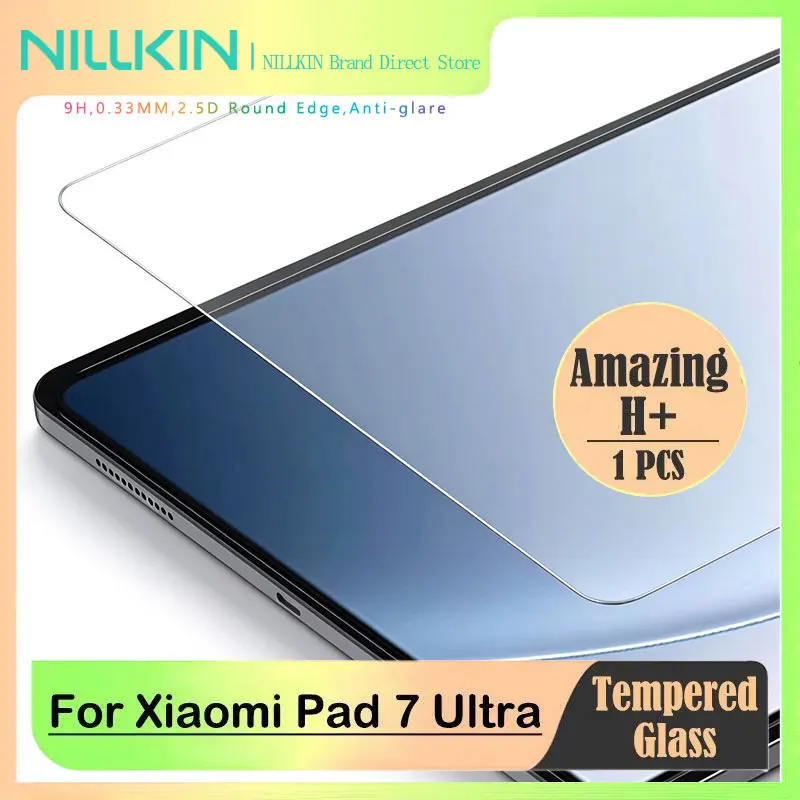 For Xiaomi Pad 7 Ultra, NILLKIN H+ 9H Hardness Anti-Explosion Tempered Glass Screen Protector,  Anti Glare,  Anti Fingerprint