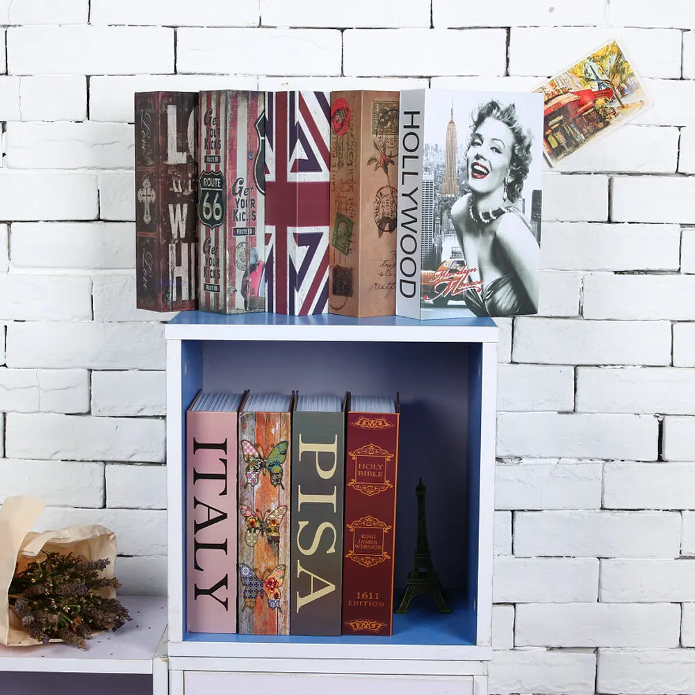 

Секретная книга, скрытая безопасная блокировка, блокировка наличных денег, драгоценностей, ящик открывается по секретному коду