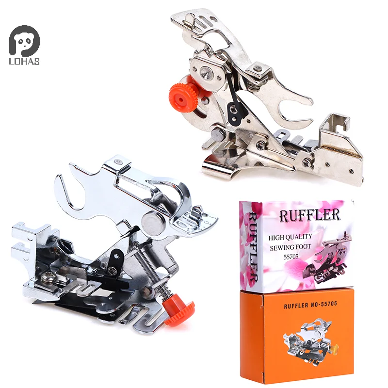 1PC Ruffler Sewing Machine Parts Presser Foot Press Feet Sewing Accessories Low Shank Pleating Presser Foot