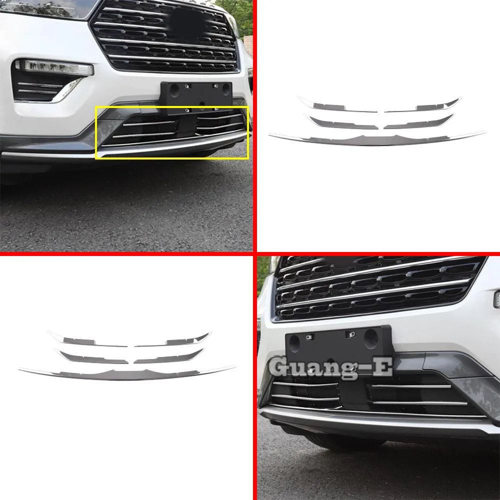 

Car Protection Stainless Steel Trim Front Grid Grill Grille Molding Frame Parts For Ford Explorer U625 2019 2020 2021 2022 2023
