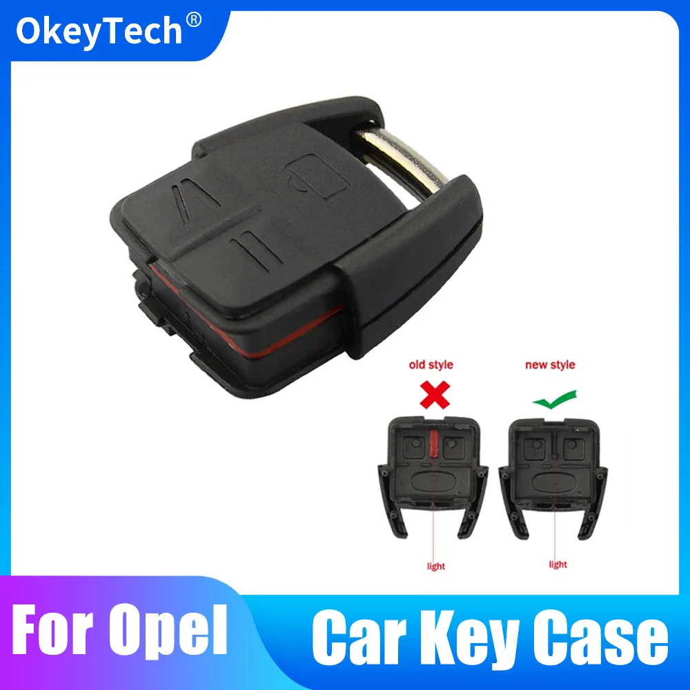 

OkeyTech for Opel Key Shell Fob Part Keyless Entry 3 Button Replacement Auto Car Cover Case Fob for Vauxhall Opel Frontera Omega