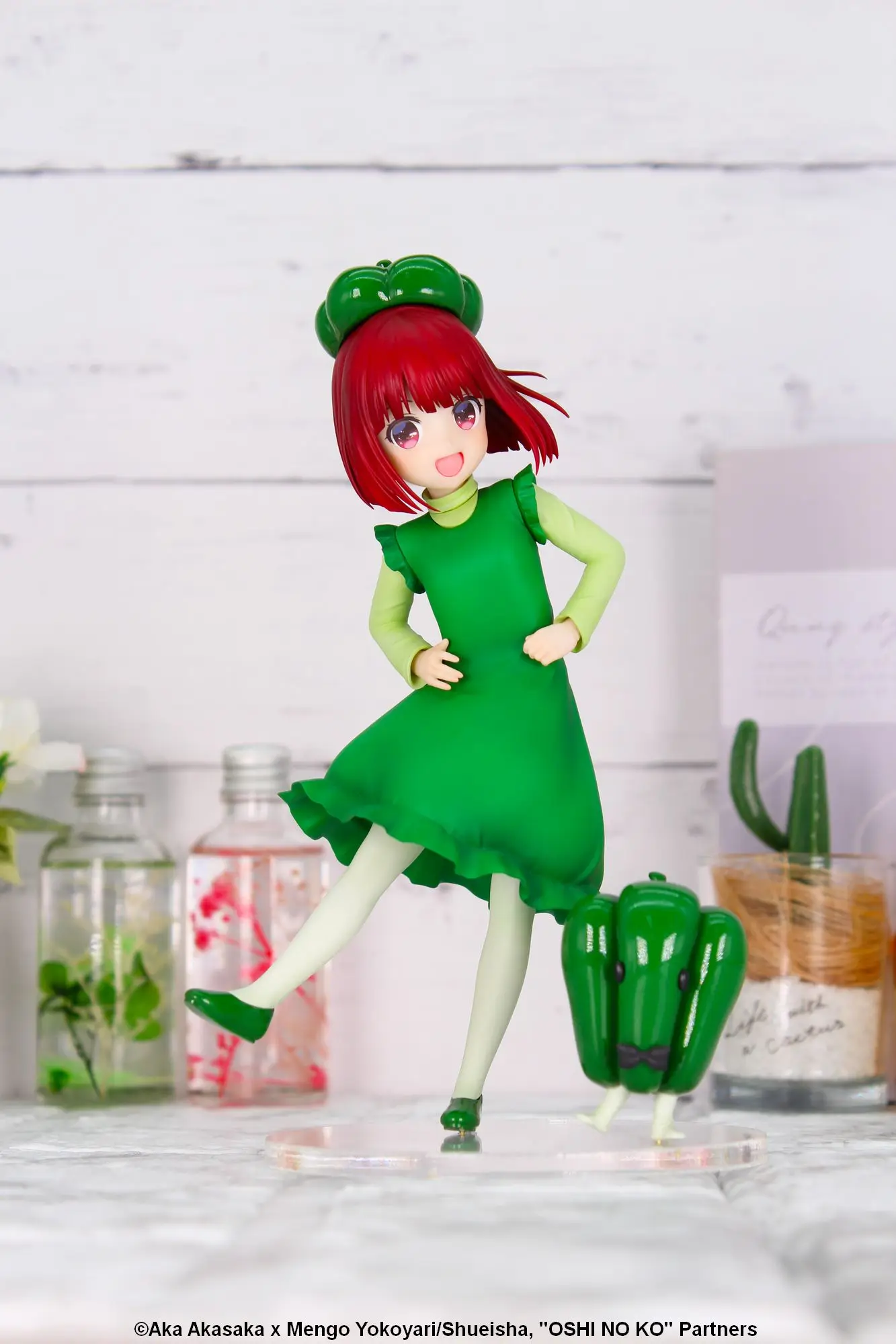 متوفر خدمة النظام OSHI NO KO Arima Kana Green Pepper الجمباز دمى لطيفة أنيمي عمل الشكل لعبة هدية نموذج جمع