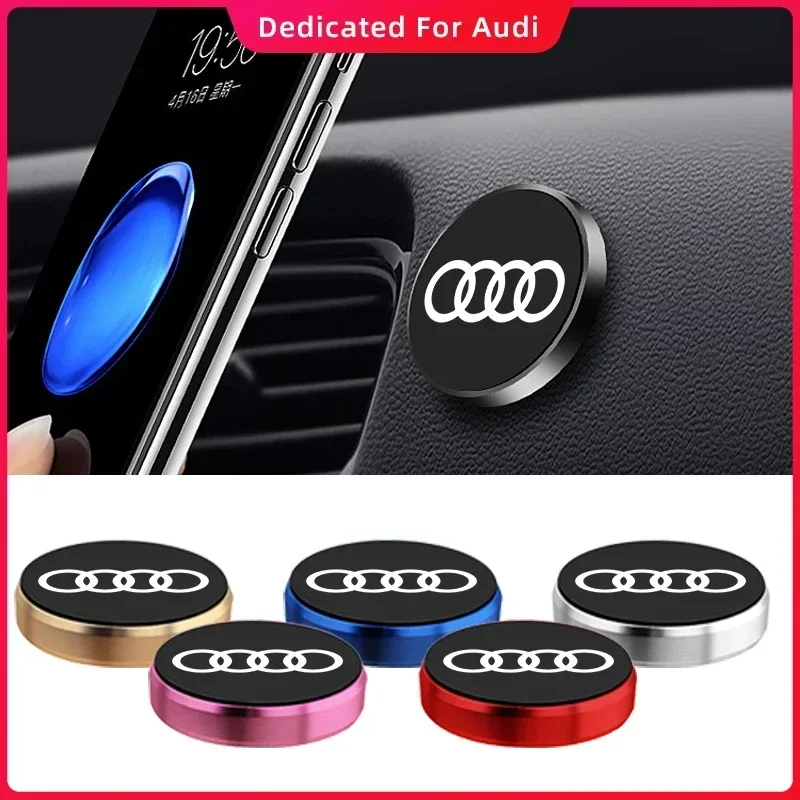 Magnetic Car Phone Holder Universal Car Phone Stand Car Accessories For Audi A4 B8 8P A3 A5 A6 C7 A1 A7 A8 Q2 Q3 Q5 Q7 Q8 TT R8