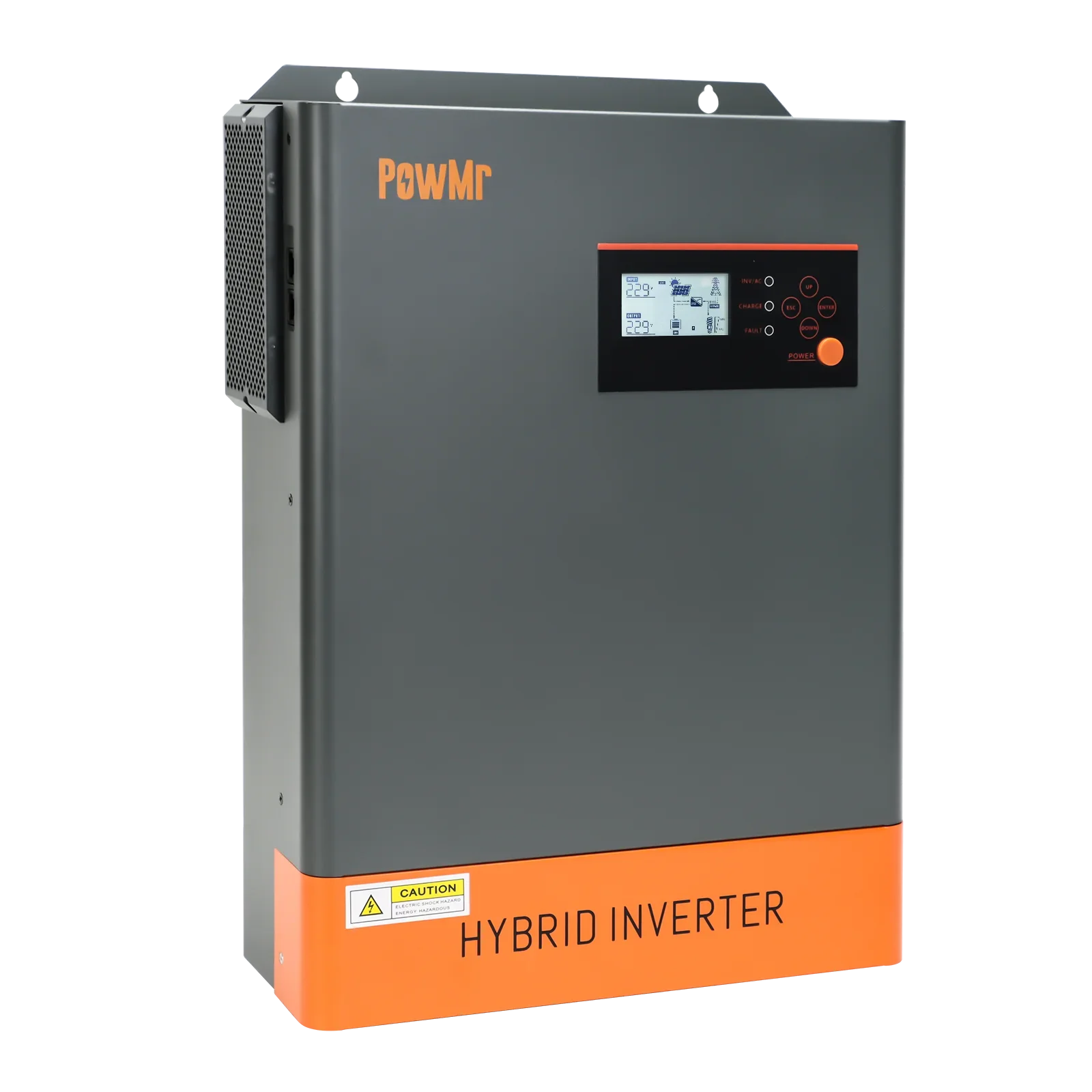 PowMr In Stock 5500W Hybrid Solar Inverter 500V 100A Max Parallel 12 Unites Off/On Grid