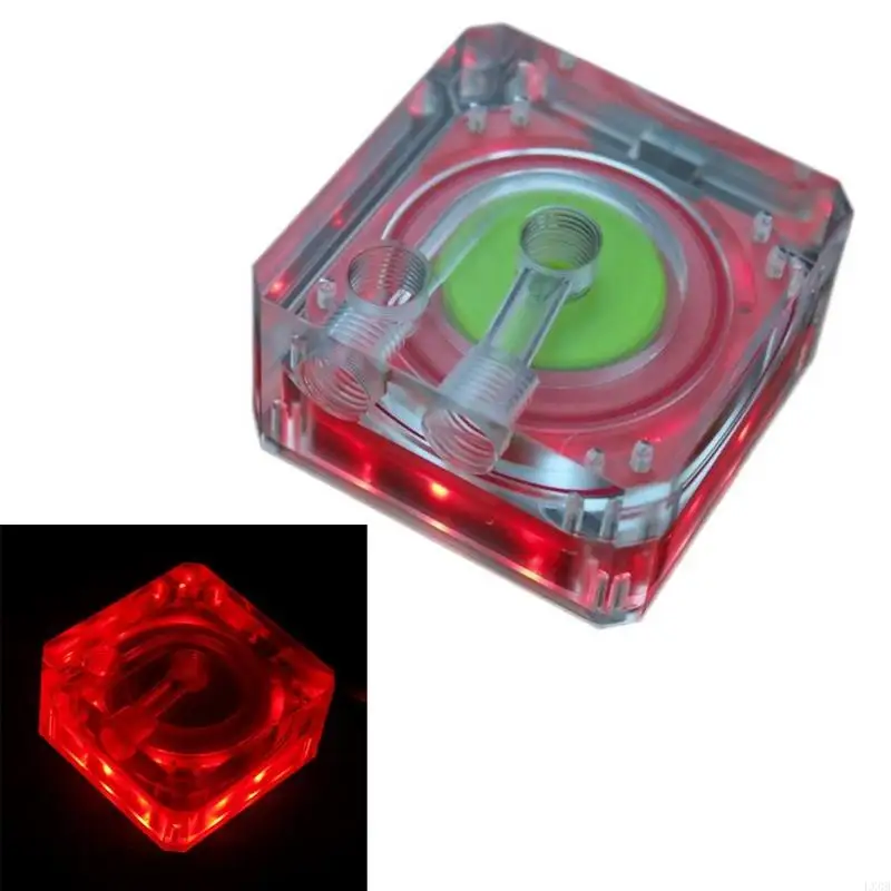 

CPU Water Cooling Pump 3000RPM Fast eat Dissipation Computer Pump for Tank Low Noise for Desktop Cool System