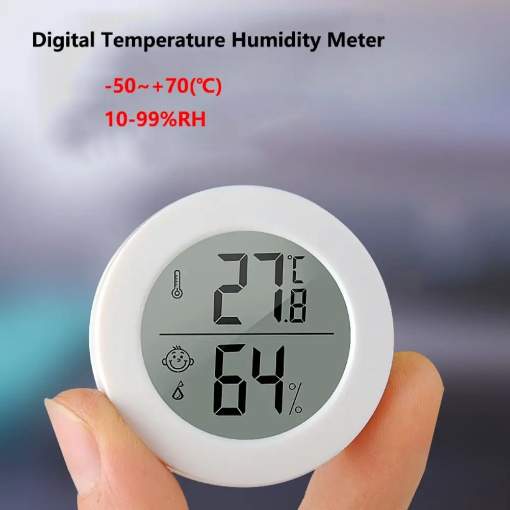 Portable LCD Digital Thermometer Mini High Accuracy Thermo-Hygrometer Professional Baby Room Temperature Humidity Meter