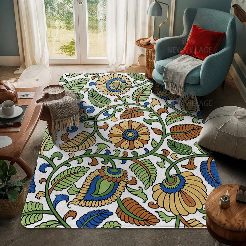 House entrance carpet Home door mat Room Bath Foot bathroom non-slip Kitchen water absorption rugs Modern Nordic boho plant