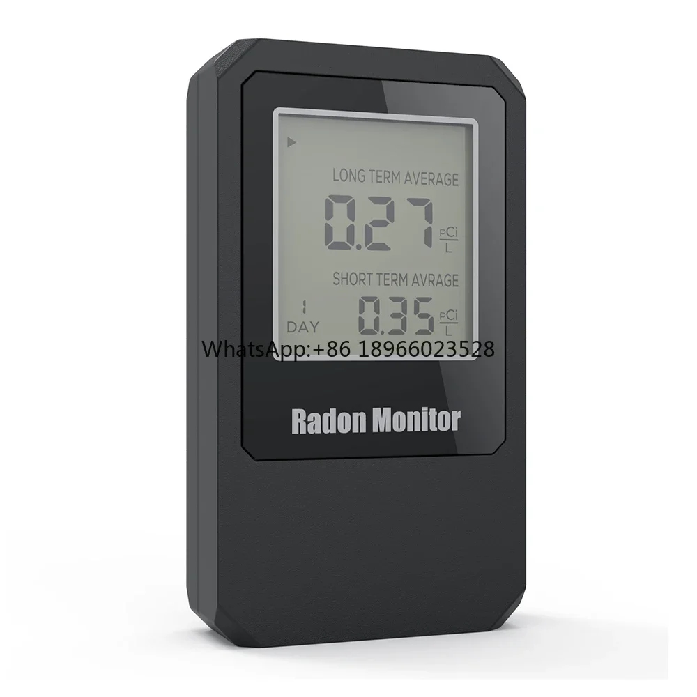 Battery Operated RN55 Bq/m3 pCi/L Radon Gas Detector