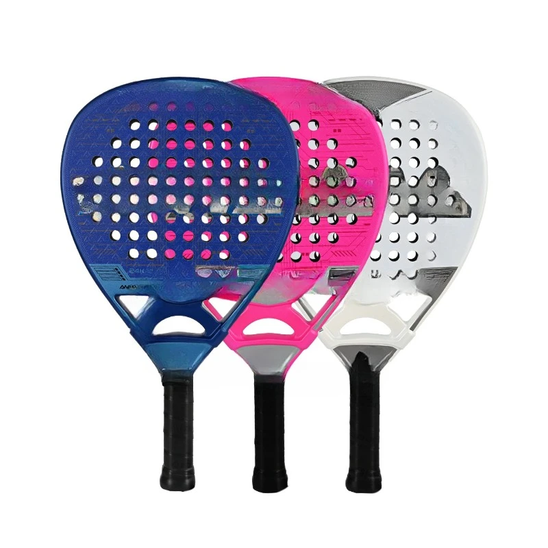 Plate tennis racket 24K carbon fiber, training and competition cage racket