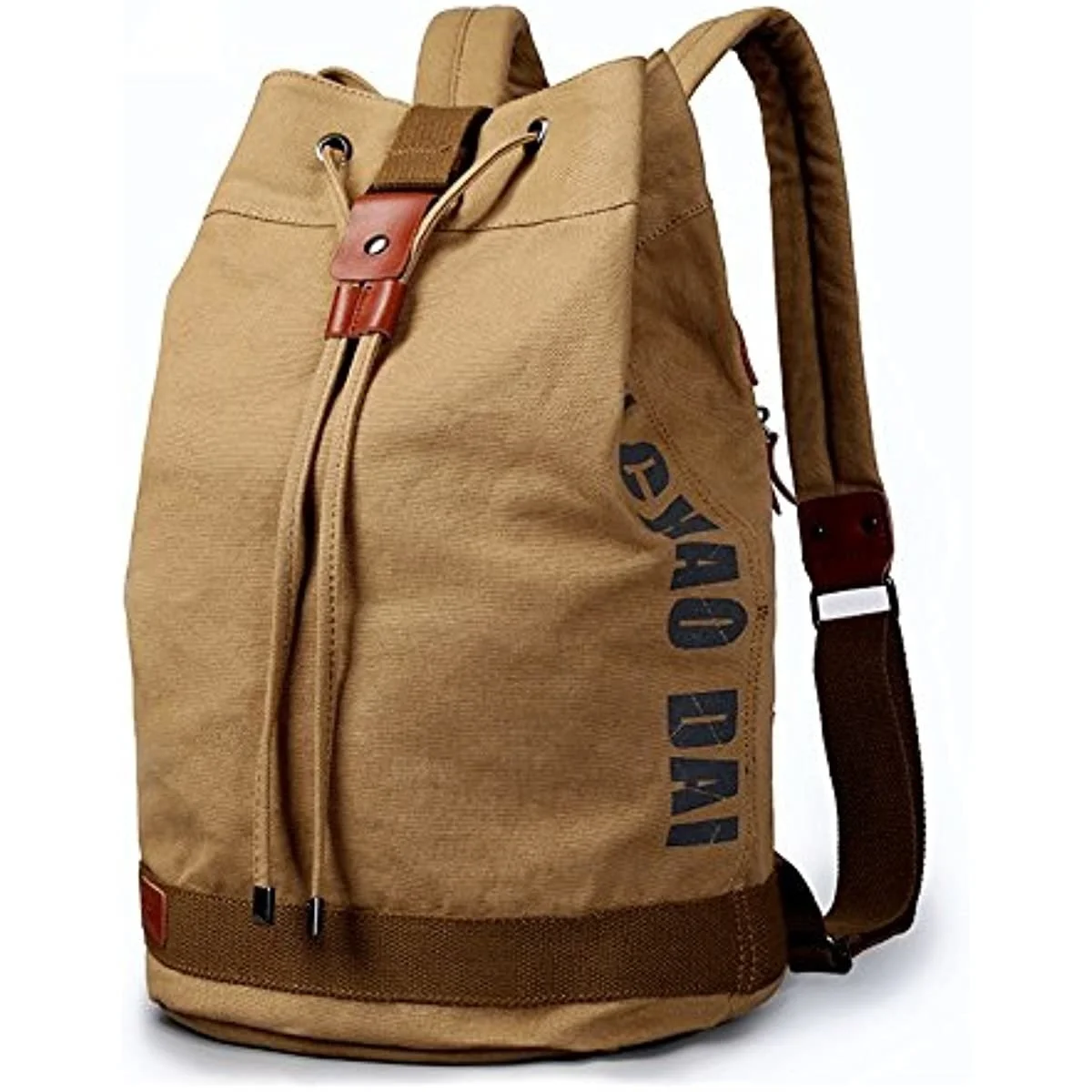 

XINCADA Canvas Backpack High Density Rucksack Travel Bags School Laptop Bag for Men Outdoor Hiking s