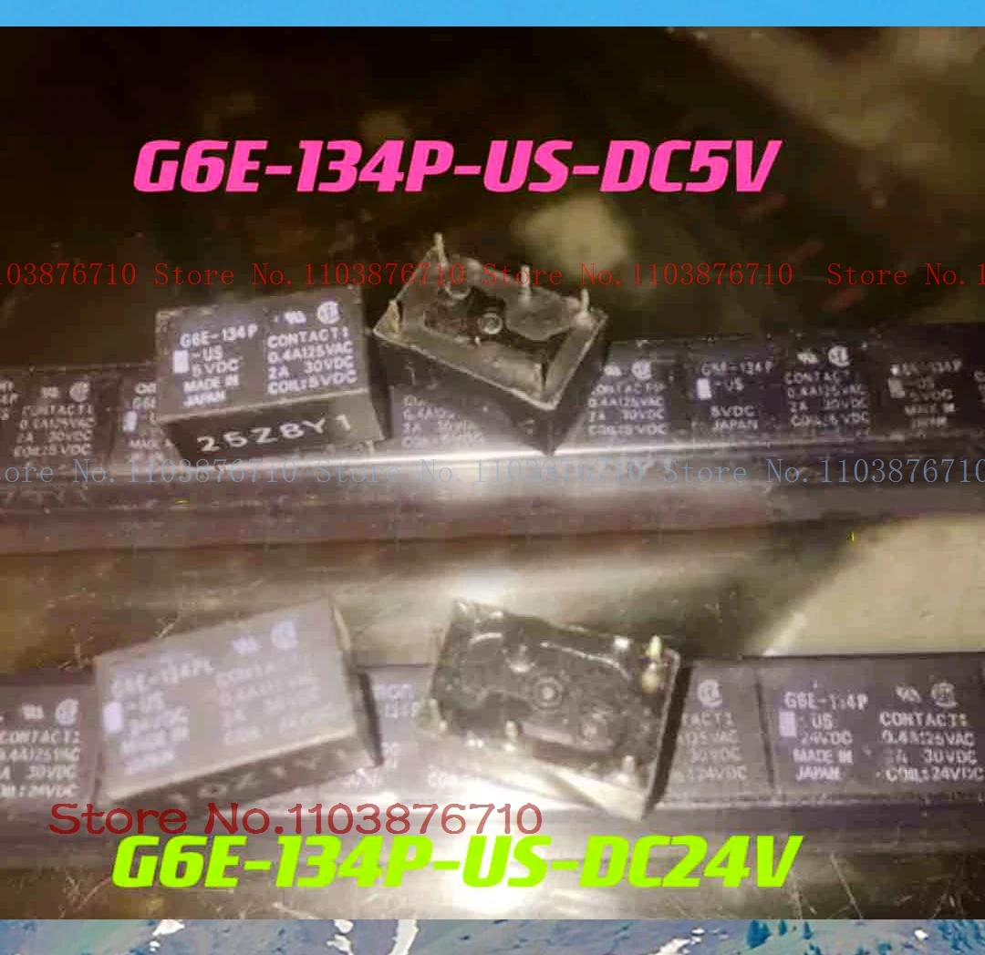 G6E-134P-ST-US-48VDC G6E-134P-US-DC5V 24V