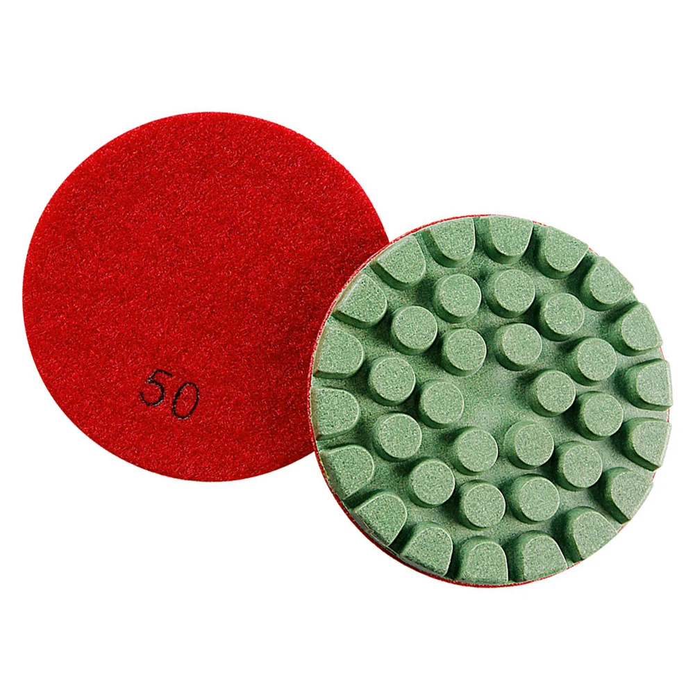 Tamponi per smerigliatura per pavimenti Tamponi per lucidatura per calcestruzzo Ristrutturazione del calcestruzzo 100 mm Sostituzione facile Lucidatura ad alta efficienza