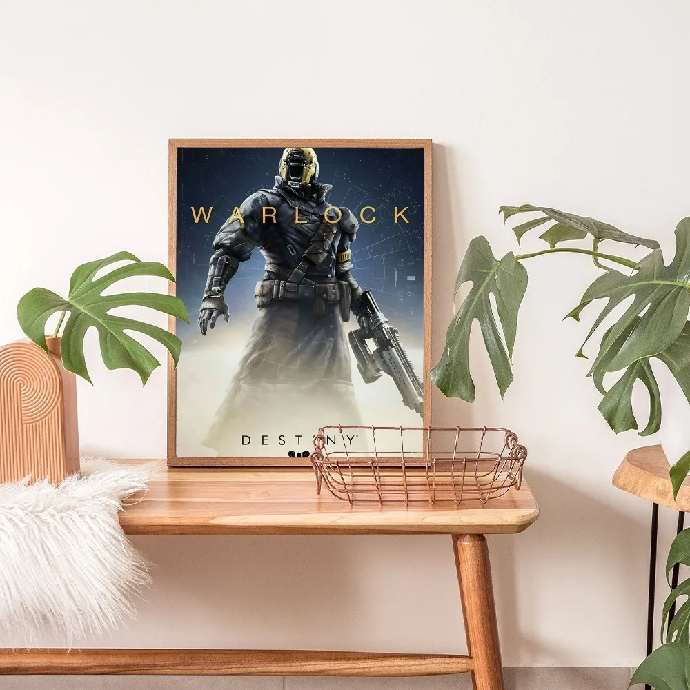 Game D-Destiny 2 Poster Posters Kraft Paper Vintage Poster Wall Art Painting Study Aesthetic Art Small Size Wall Stickers