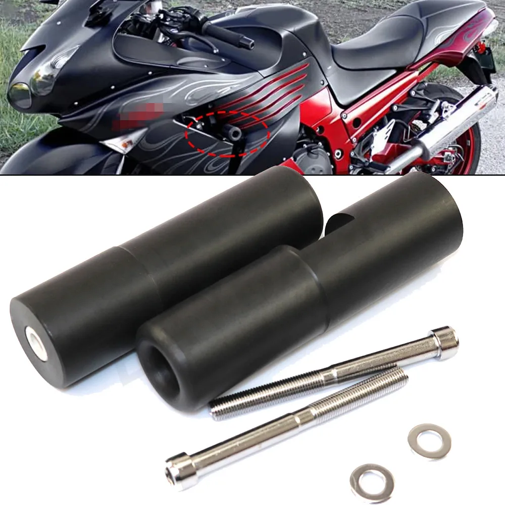 Deslizadores de marco de motocicleta, bloque de protección anticaída para Kawasaki Ninja ZX14 ZX-14R ZX14R 2006 2007 2008