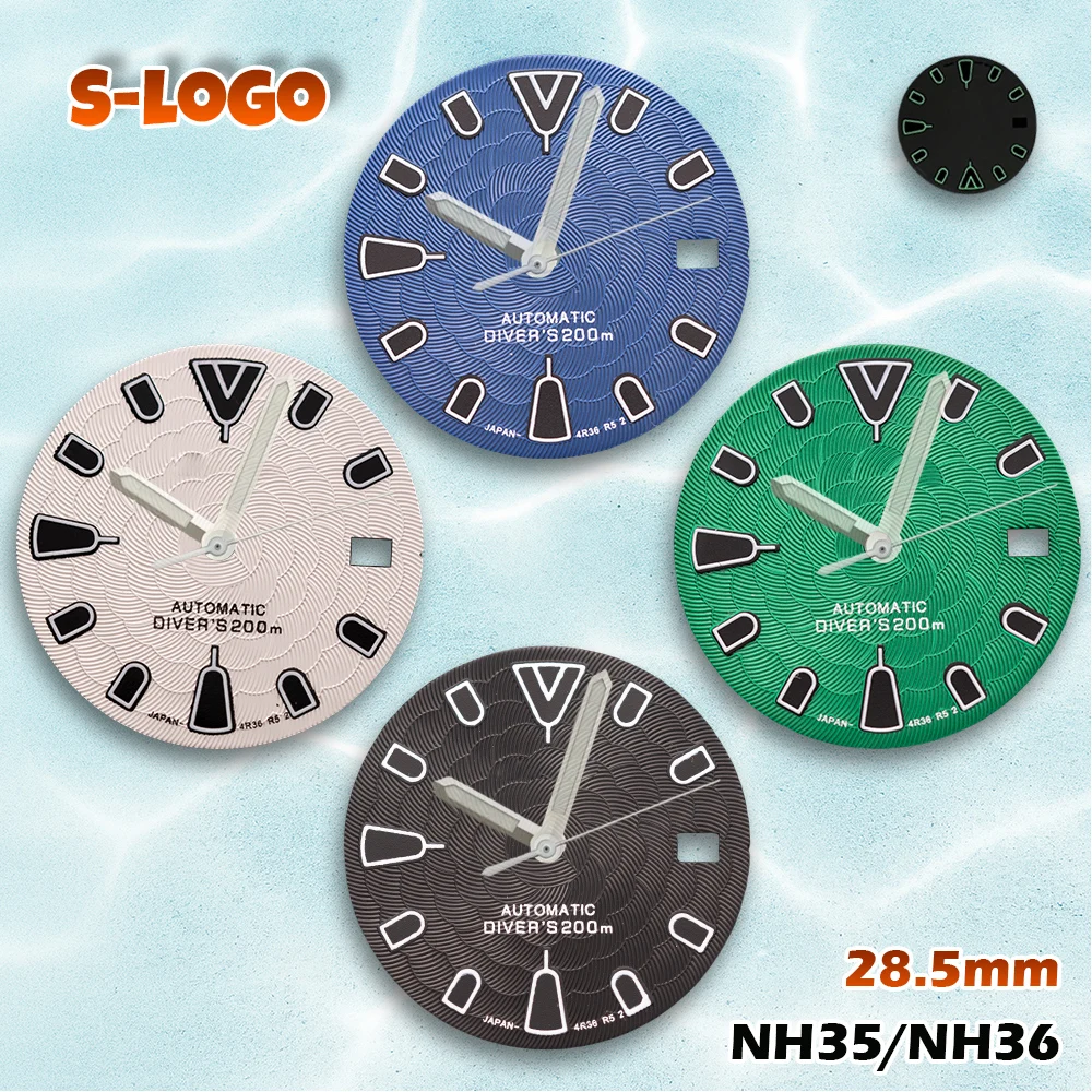 قرص لوتس متعدد الاستخدامات 28.5 ملم لـ NH35/NH36/4R/7S |   التوافق العالمي |   إكسسوارات تعديل ساعة رجالية عالية الجودة