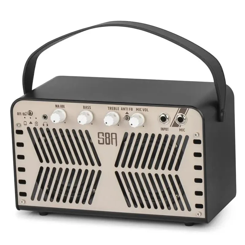 Caline Scuru S8A 20W Portable Battery Powered Acoustic Guitar Amplifier Acoustic Amp With Battery view 5
