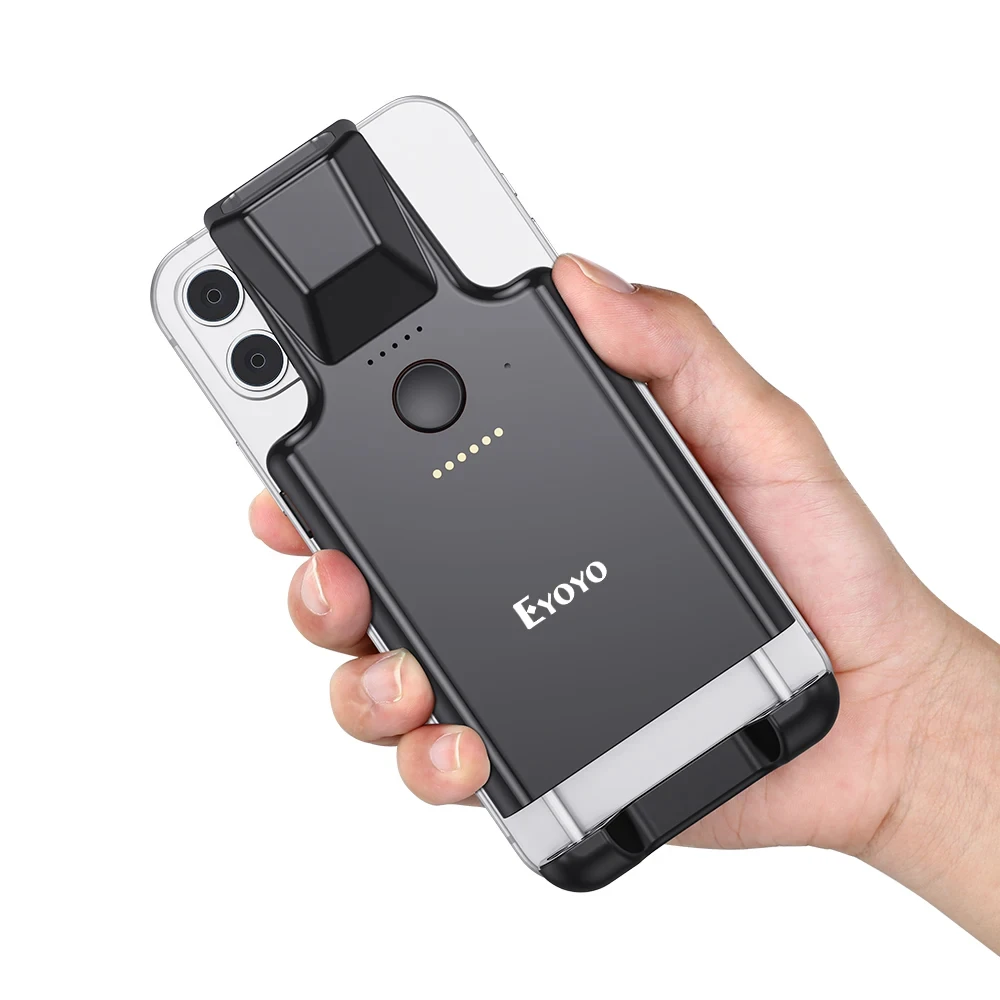 

Eyoyo EY-017P 2D Back Clip Bluetooth Barcode Scanner Portable Barcode Reader Data Matrix 1D 2D QR Scanner Android IOS Phone