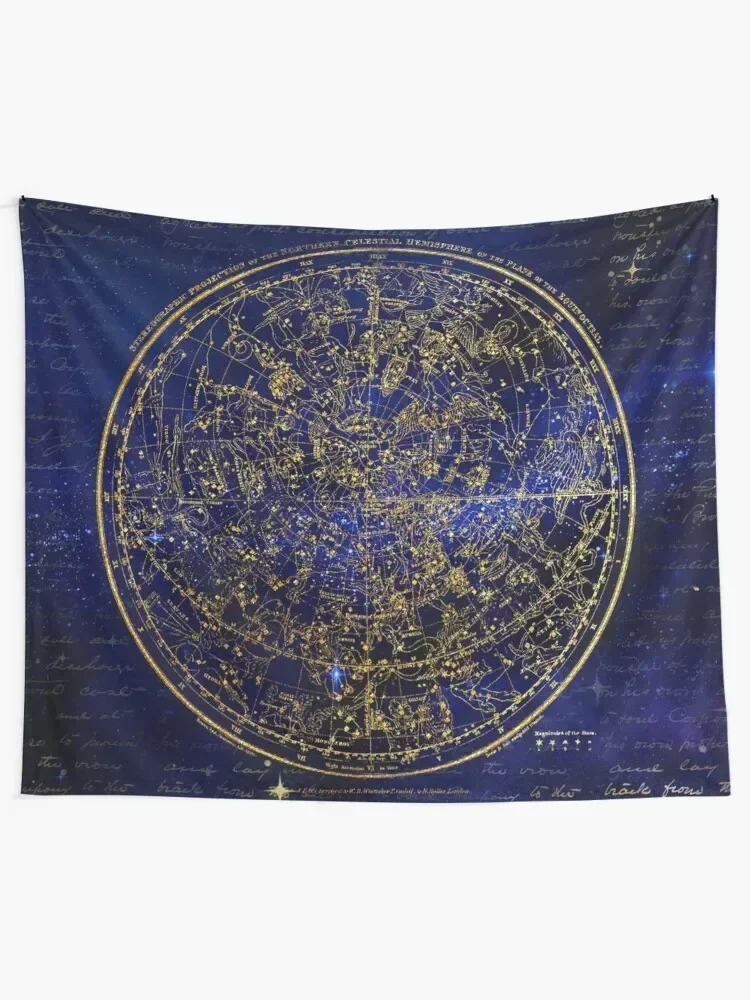 

Northern Hemisphere Constellations Star Map Tapestry Cute Decor Kawaii Room Decor Room Decorating Aesthetic Tapestry