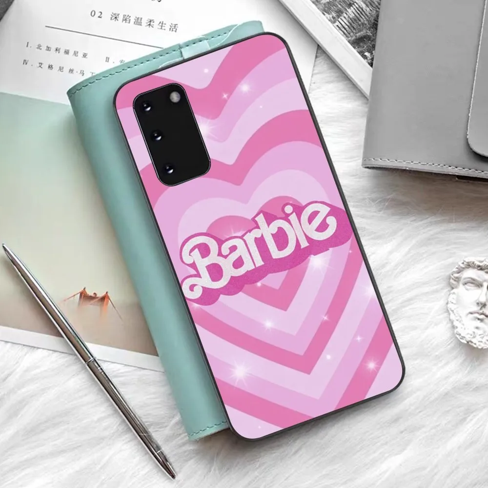 Pink-B-BarBies Mousepad For Samsung S 9 10 20 21 22 23 30 23 24 Plus Lite Ultra FE S10lite Fundas