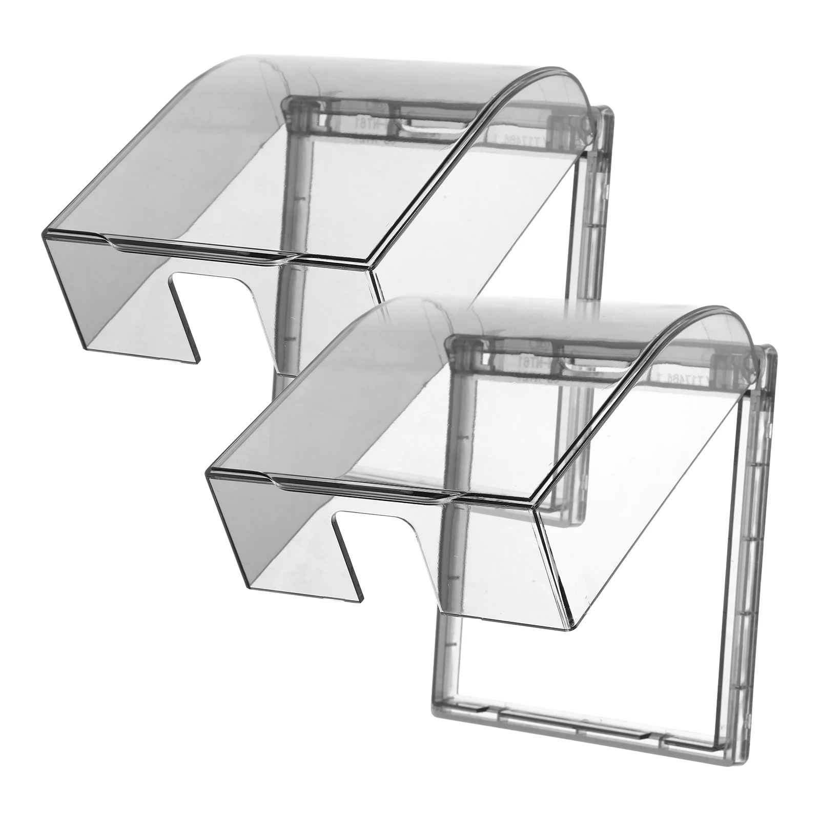 

2Pcs Self-Adhesive Waterproof Socket Cover Splash-Proof Protective Box for Bathroom Living Room Home 86 Type Socket Box