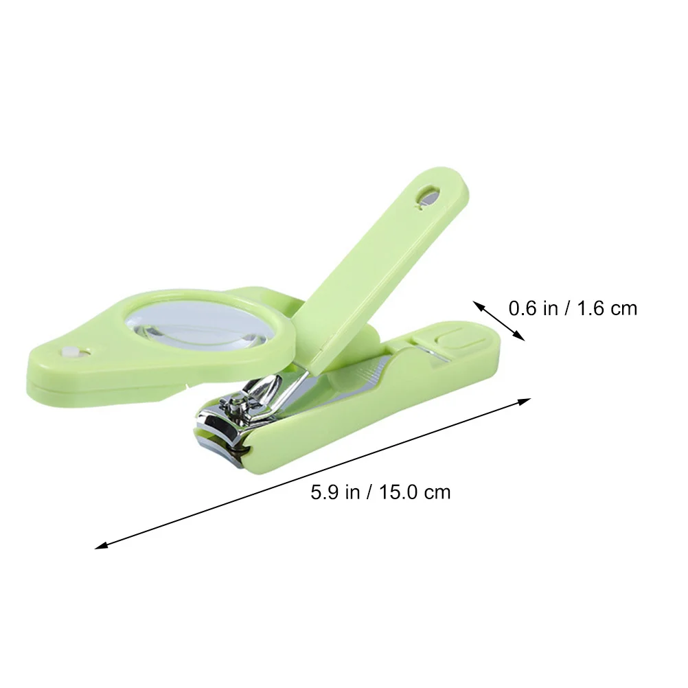 Coupe-ongles Durable avec lumière LED, loupe réglable en acier inoxydable, coupe-ongles Portable pour hommes et femmes, 1 pièce