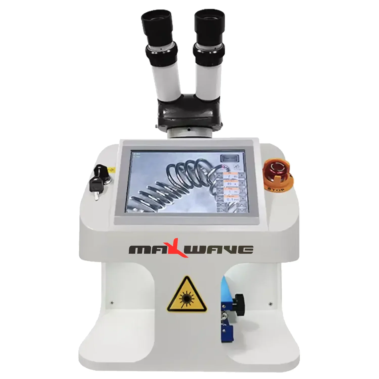 200W MAX Jewelry Welding Machine Gold Silver Laser YAG Desktop Voice Prompt With Teaching Video