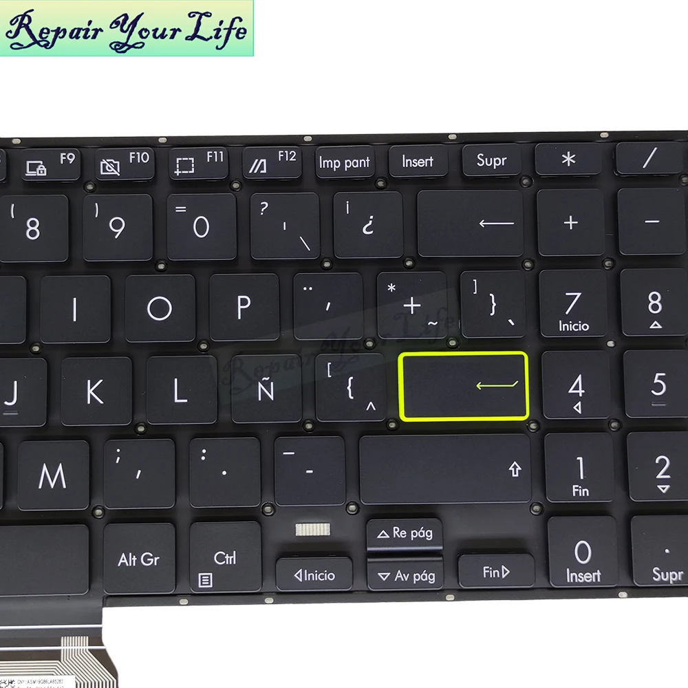 Original LA Latin Laptop Keyboard for ASUS VivoBook S533 S533F S533FA S533FL S533IA S533EA S533EQ S533JQ S533UA 0KN1-BB4LA12 New