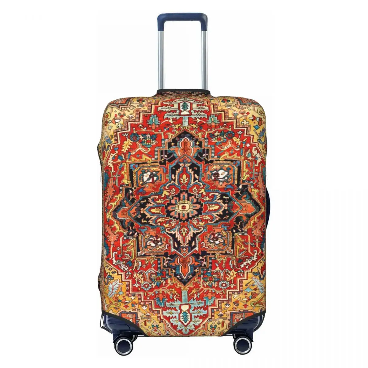 

Heriz Persian Carpet Print Print Luggage Protective Dust Covers Elastic Waterproof 18-32inch Suitcase Cover